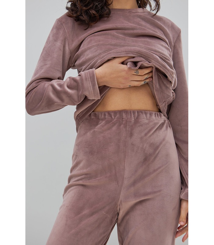 Теплая пижама для беременных Хюгге FR от Юла Мама в категории Пижамы для кормящих мам на МамаТато