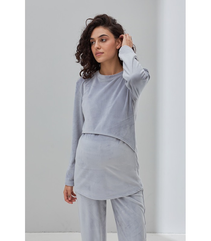 Тепла піжама для вагітних Хюгге GR від Юла Мама у категорії Піжами для годуючих мам на МамаТато