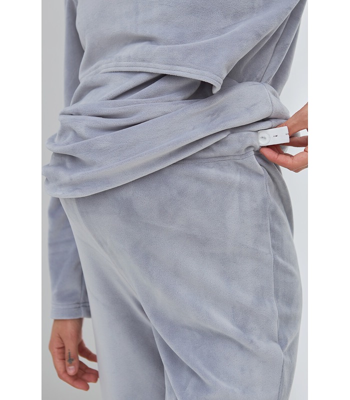 Теплая пижама для беременных Хюгге GR от Юла Мама в категории Пижамы для кормящих мам на МамаТато