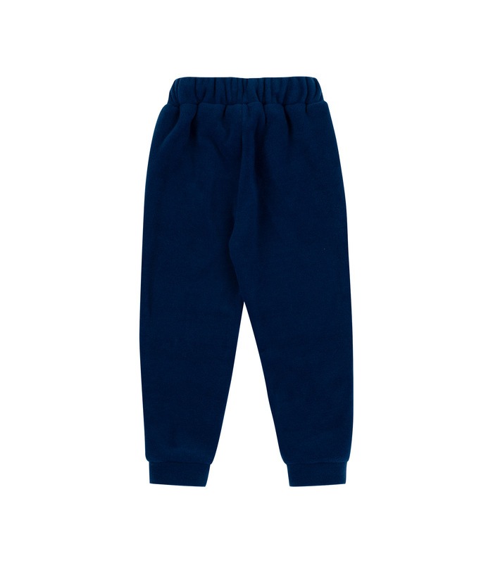 Детские штаны ШР808 (800) - синие детские штаны из флиса от МамаТато