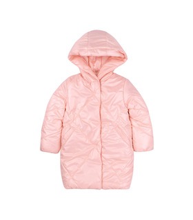 Дитяча зимова куртка КТ306 (300) ➤ рожева дитяча куртка в ромби на зиму від МамаТато
