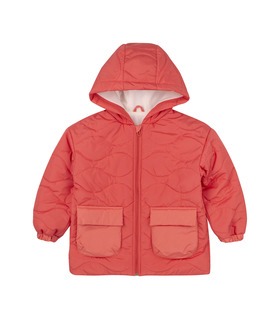 Детская осенняя куртка КТ315 (K00) ➤ коралловая осенняя детская куртка от МамаТато