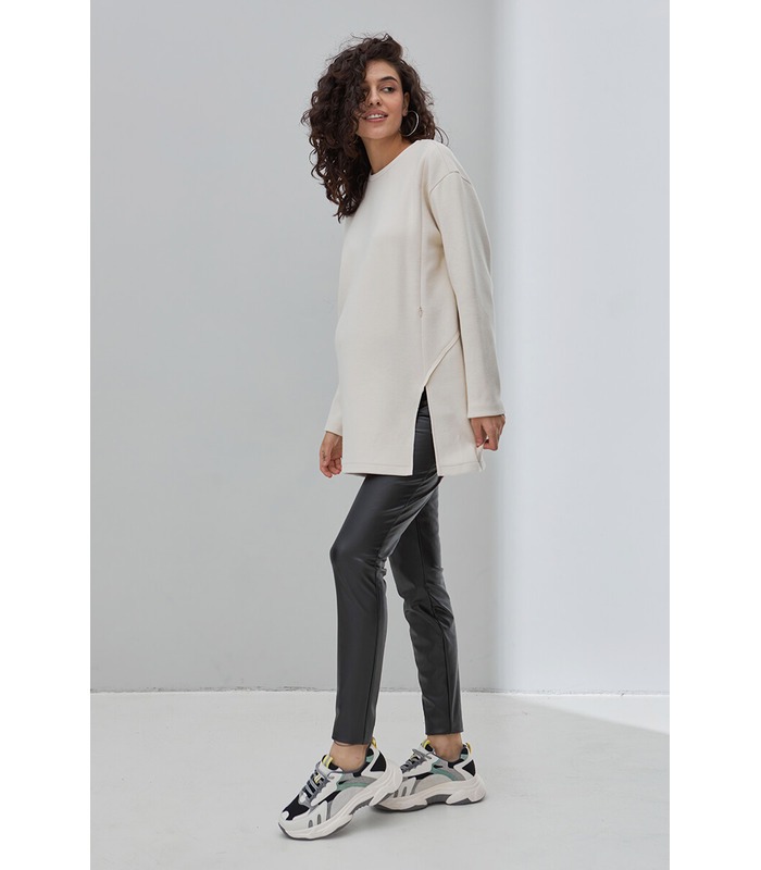 Теплая туника Олів KR от Юла Мама в категории Свитера и свитшоты кормящим на МамаТато