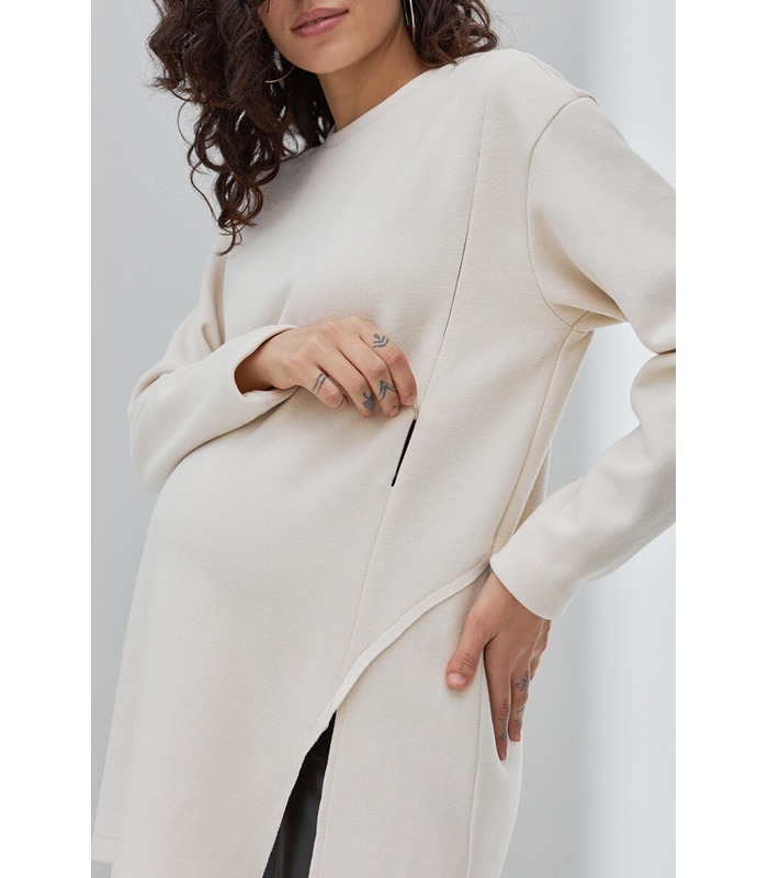 Тепла туніка Олів KR від Юла Мама у категорії Светри та світшоти годуючим на МамаТато