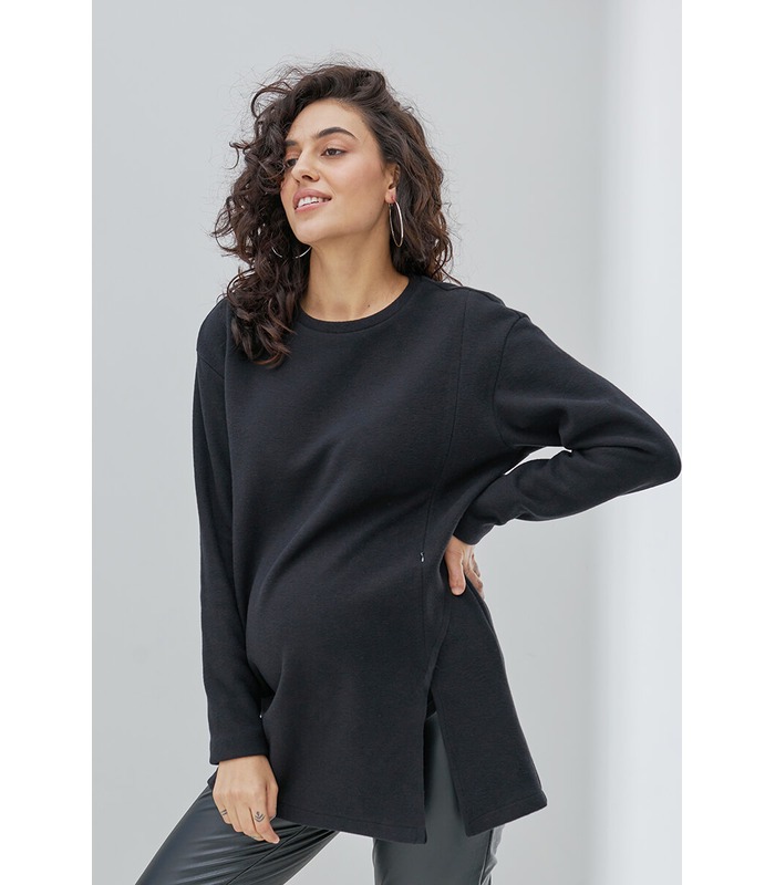 Теплая туника Олів CH от Юла Мама в категории Свитера и свитшоты кормящим на МамаТато