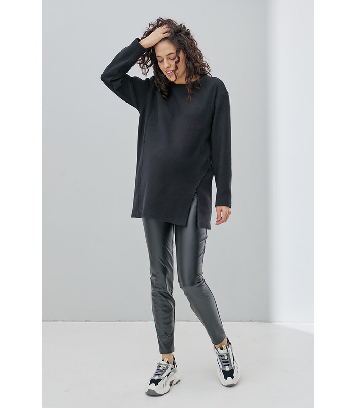 Теплая туника Олів CH от Юла Мама в категории Свитера и свитшоты кормящим на МамаТато