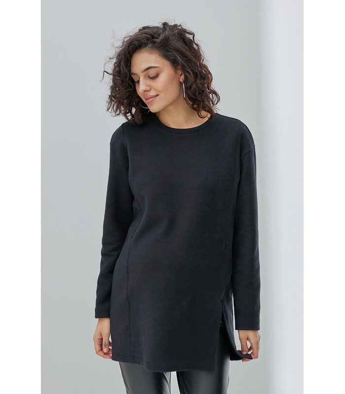 Теплая туника Олів CH от Юла Мама в категории Свитера и свитшоты кормящим на МамаТато