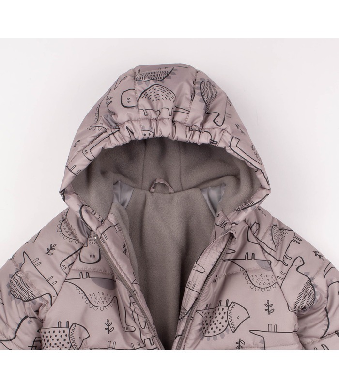 Детский зимний костюм КС757 (HY1) - зимняя детская куртка и зимние штаны с динозаврами от МамаТато