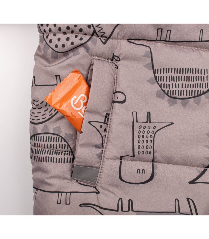 Детский зимний костюм КС757 (HY1) - зимняя детская куртка и зимние штаны с динозаврами от МамаТато