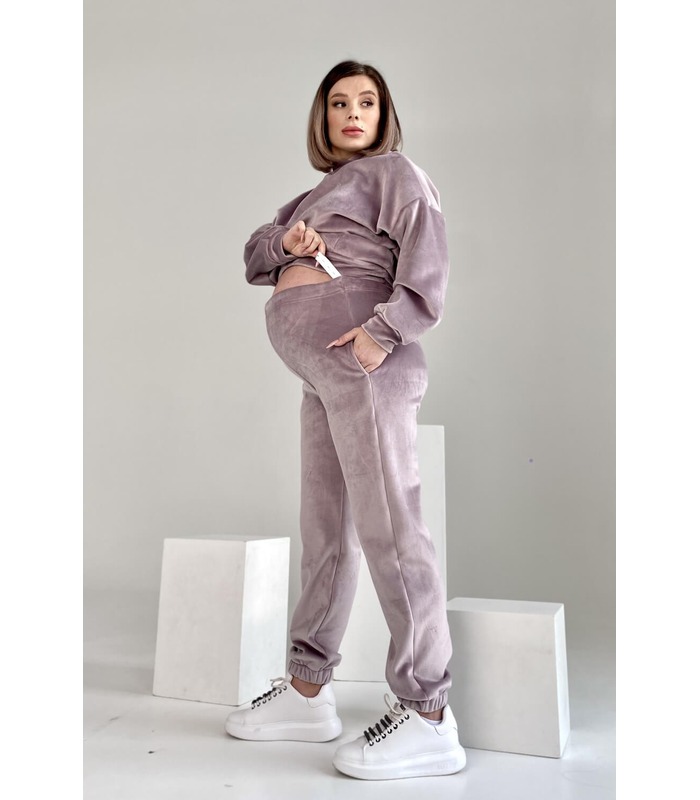 Плюшевый костюм для беременных мод.2229(8) 1642 от Dianora в категории Брючные костюмы для кормящих на МамаТато