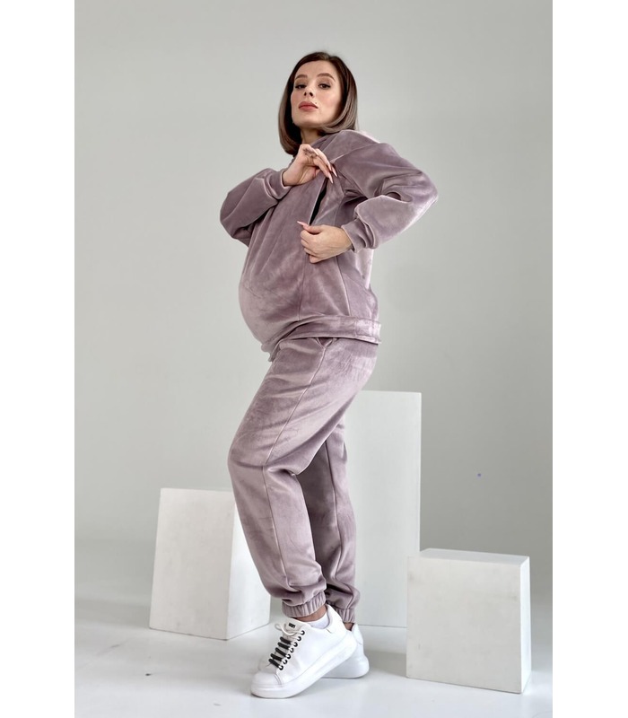 Плюшевый костюм для беременных мод.2229(8) 1642 от Dianora в категории Брючные костюмы для кормящих на МамаТато