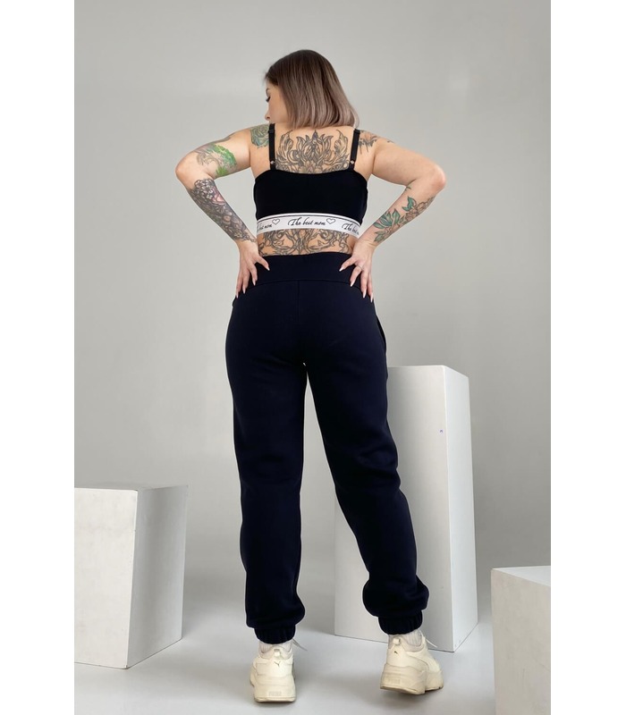 Штаны на флисе для беременных мод.2188 1435 - теплые штаны беременным от МамаТато