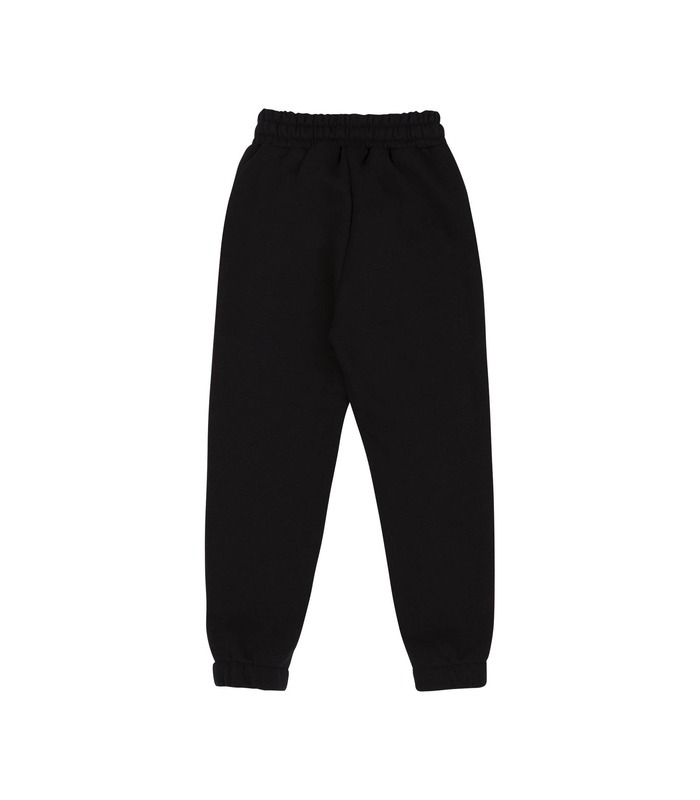 Детские теплые штаны ШР798 (Y00)- черные детские штаны с начесом от МамаТато