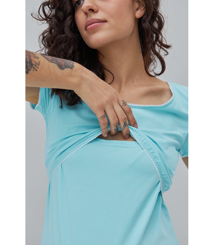 Нічна сорочка Маргарет AQ від Юла Мама у категорії Нічні сорочки для годування на МамаТато