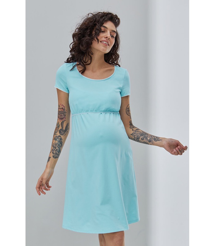 Ночная рубашка Маргарет AQ от Юла Мама в категории Ночные рубашки для кормления на МамаТато