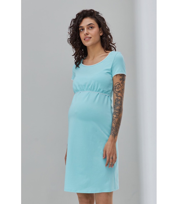 Ночная рубашка Маргарет AQ от Юла Мама в категории Ночные рубашки для кормления на МамаТато