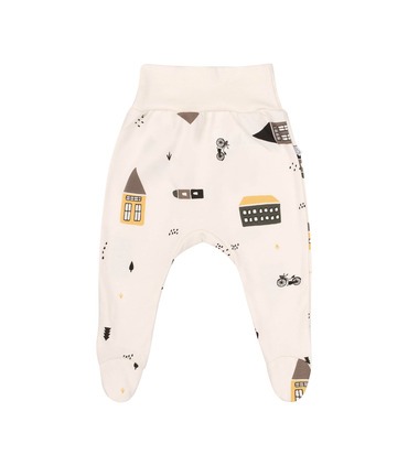 Повзунки ПЗ9 інтерлок (BHF) - дитячі повзунки з хатками від МамаТато