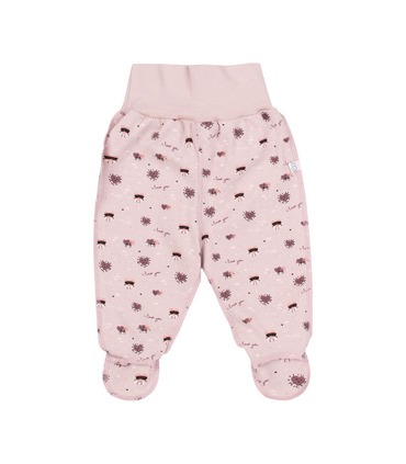 Ползунки ПЗ13 интерлок (30F) - хлопковые ползунки с сердечками от МамаТато