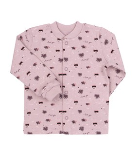 Рубашка детская РБ97 интерлок (30F) - детская кофточка с сердечками от МамаТато