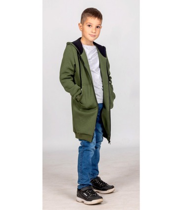 теплая кофта с капюшоном мальчику