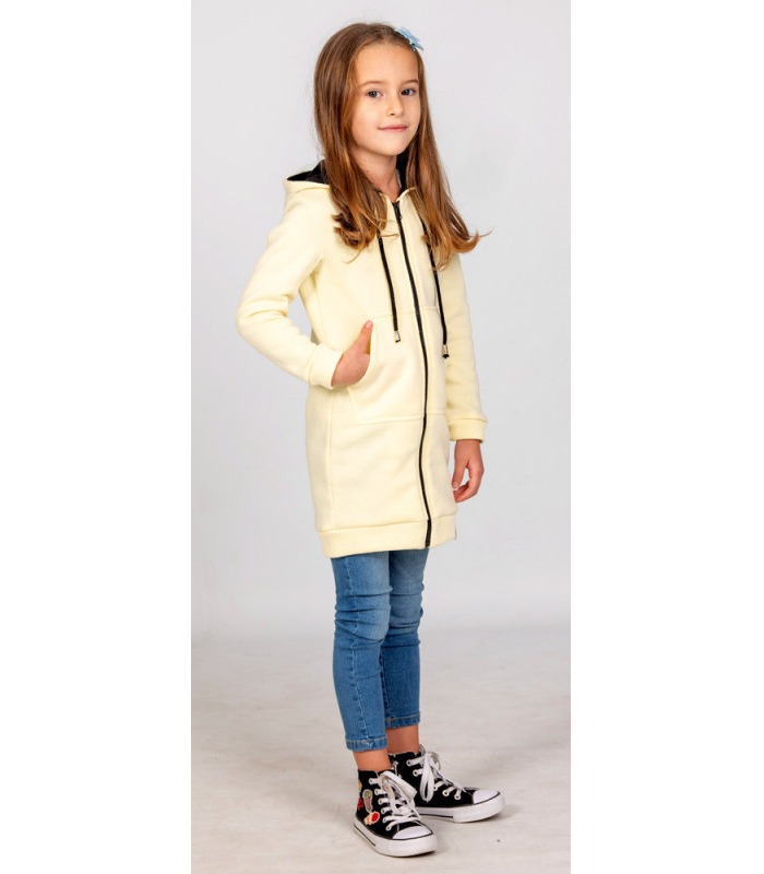 теплая детская кофта на замке