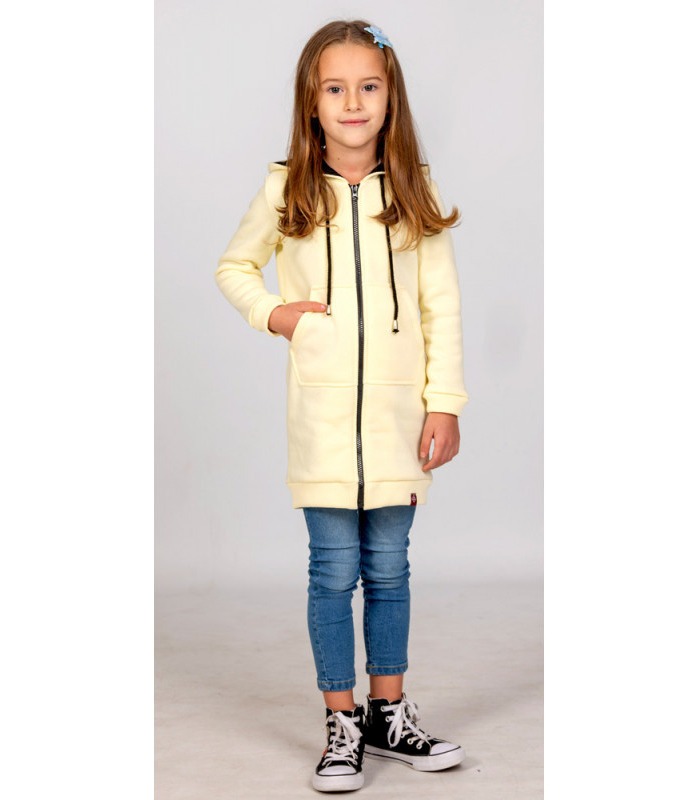 теплый детский кардиган на замочке