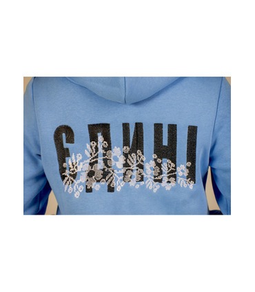 теплая кофта с вышивкой