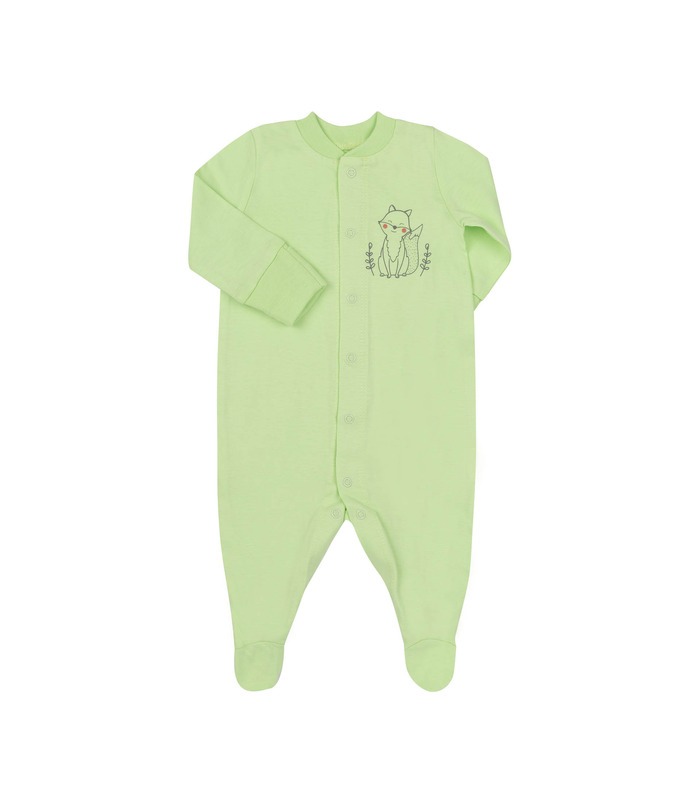 Дитячий комбінезон КБ122 супрем (600) - зелений тонкий чоловічок немовлятам від МамаТато