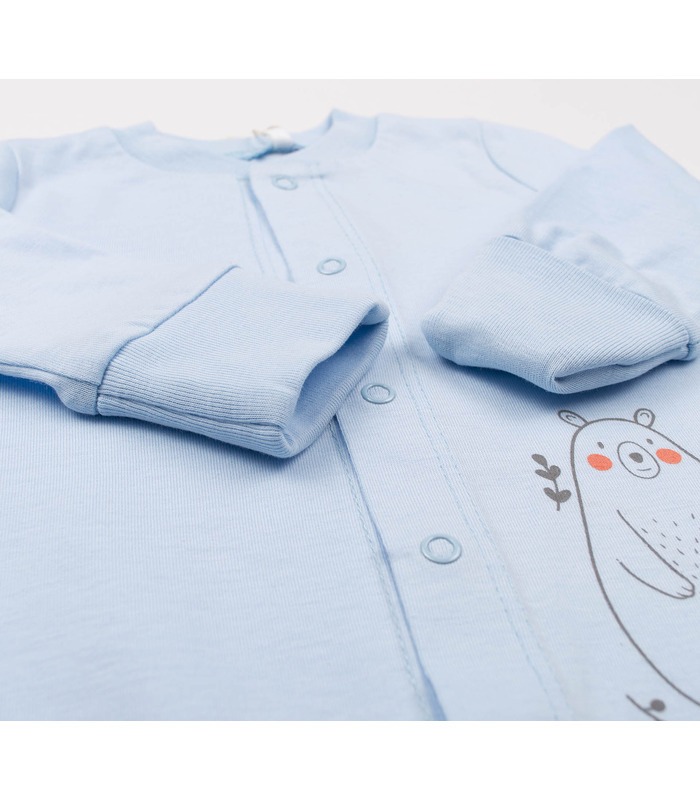 Детский комбинезон КБ122 супрем (400) - тонкий голубой человечек новорожденным от МамаТато