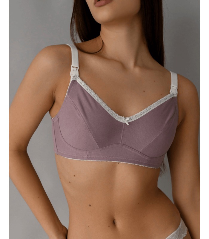 Бюстгальтер для годування Аметист м.814 - фіолетовий бюстгальтер для годування