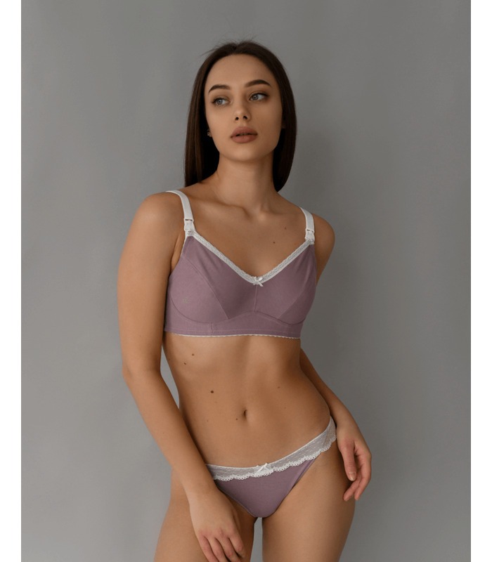 Бюстгальтер для годування Аметист м.814 - фіолетовий бюстгальтер для годування