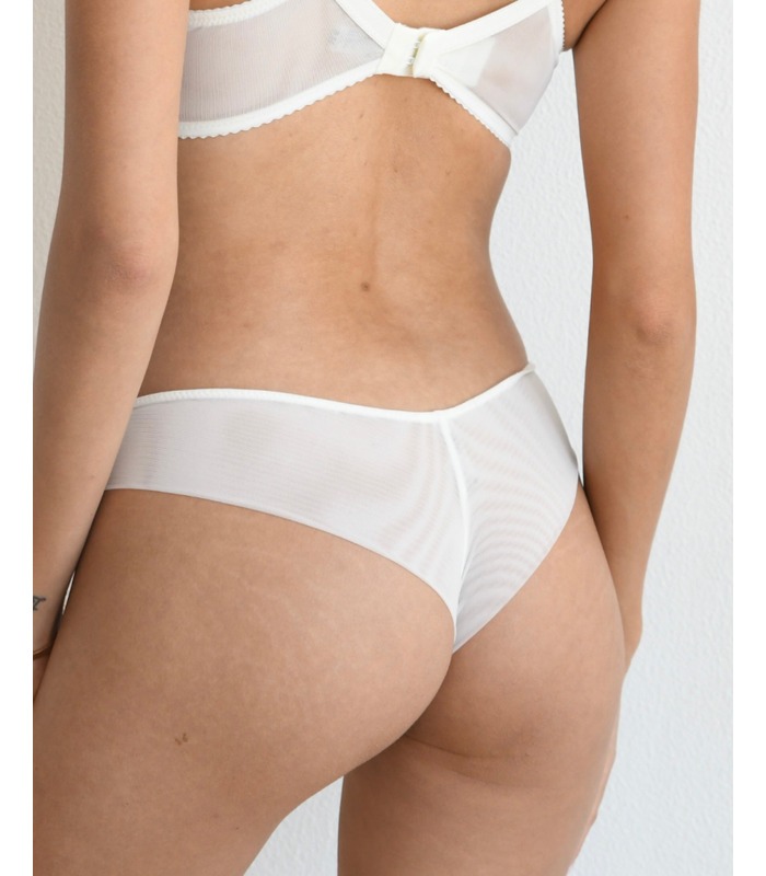 Трусики мод.580 Айвори - низкие трусики сеточка беременным и просто так от МамаТато