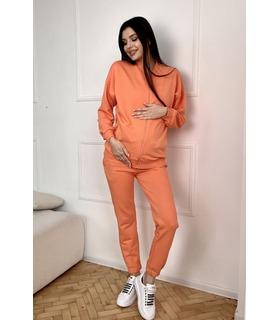 абрикосовый костюм для беременных
