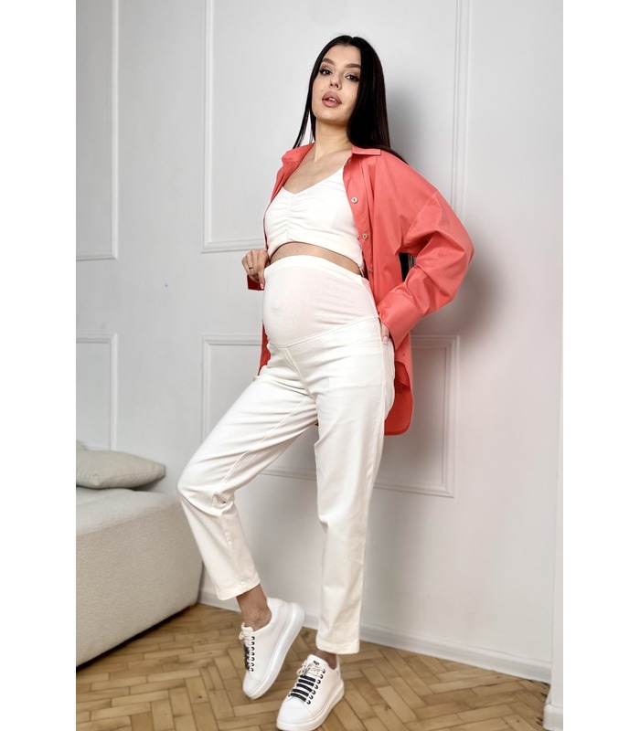 Джинси мом для вагітних мод.2326 1600 від Dianora у категорії Штани та джинси вагітним на МамаТато