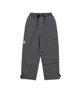 Джинси дитячі ШР832 (X00) - сірі широкі дитячі джинси з куліскою по краю від МамаТато