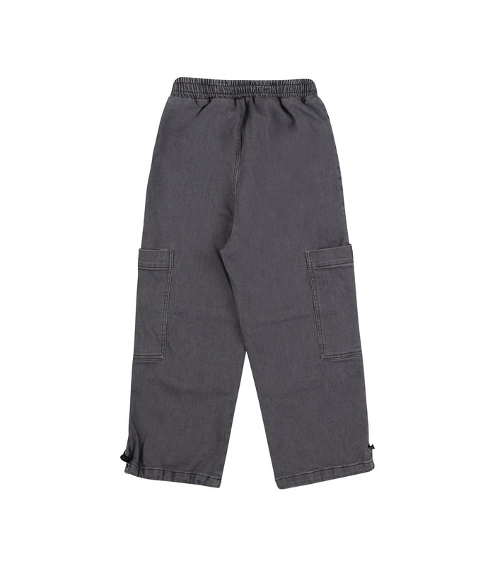 Джинси дитячі ШР832 (X00) - сірі широкі дитячі джинси з куліскою по краю від МамаТато