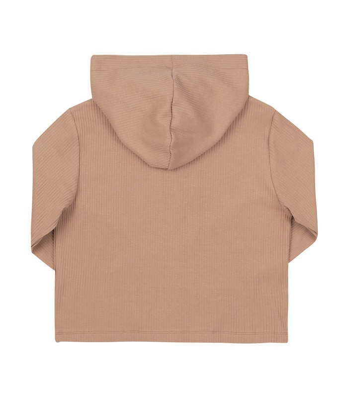 бежевая детская кофта на замочке