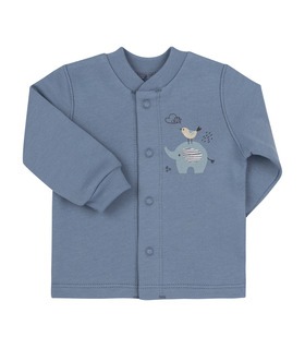 Детская рубашка РБ97 байка (405) ➤ темно-голубая рубашечка из байки от МамаТато