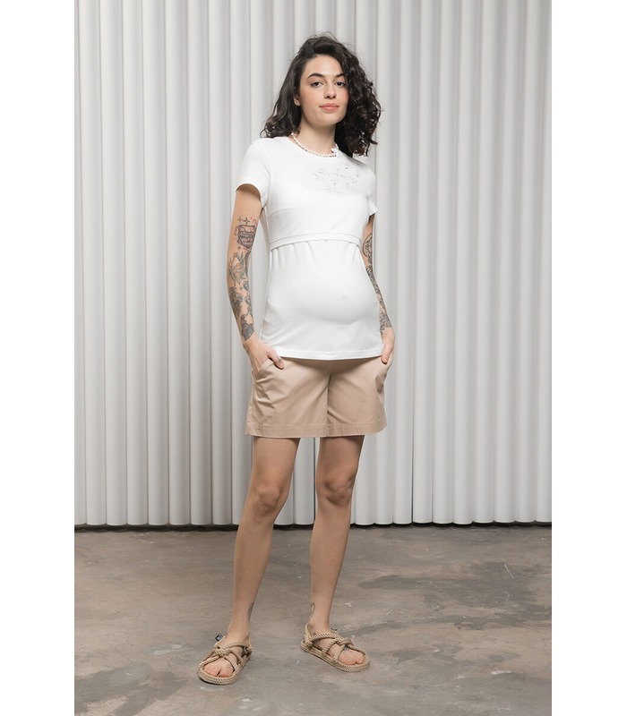 шорти з кишенями для вагітних