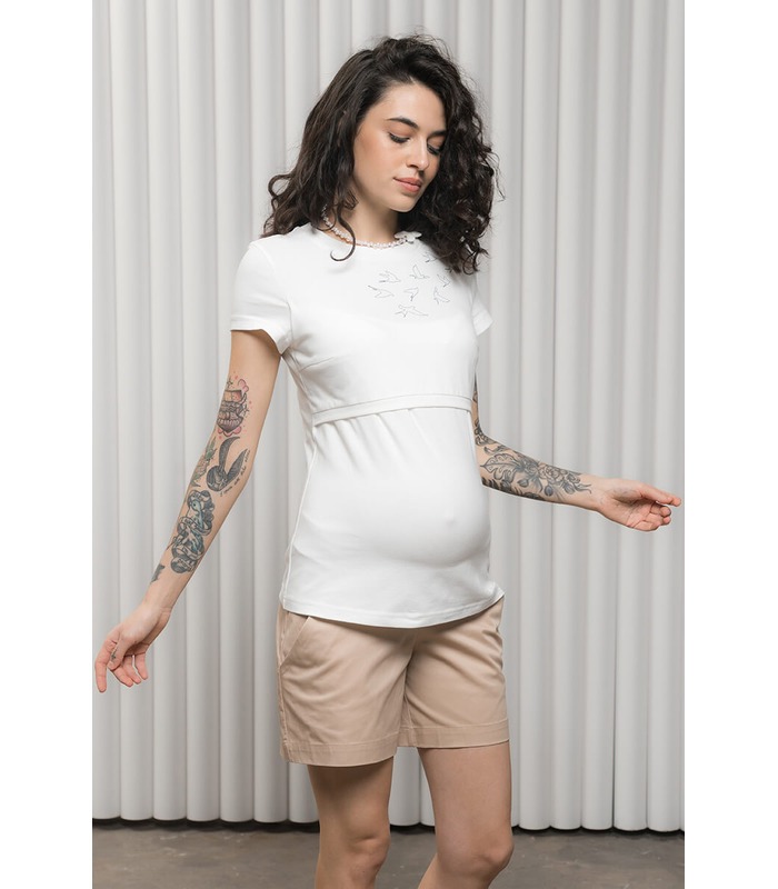 модні шорти вагітній