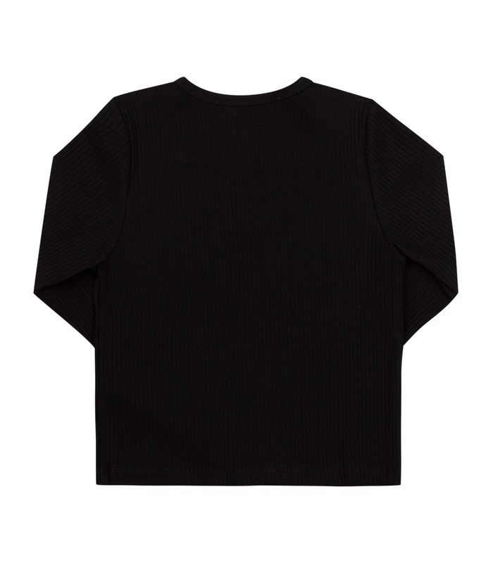 Дитячий джемпер ФТ13 (Y00) - чорний дитячий джемпер в рубчик від МамаТато