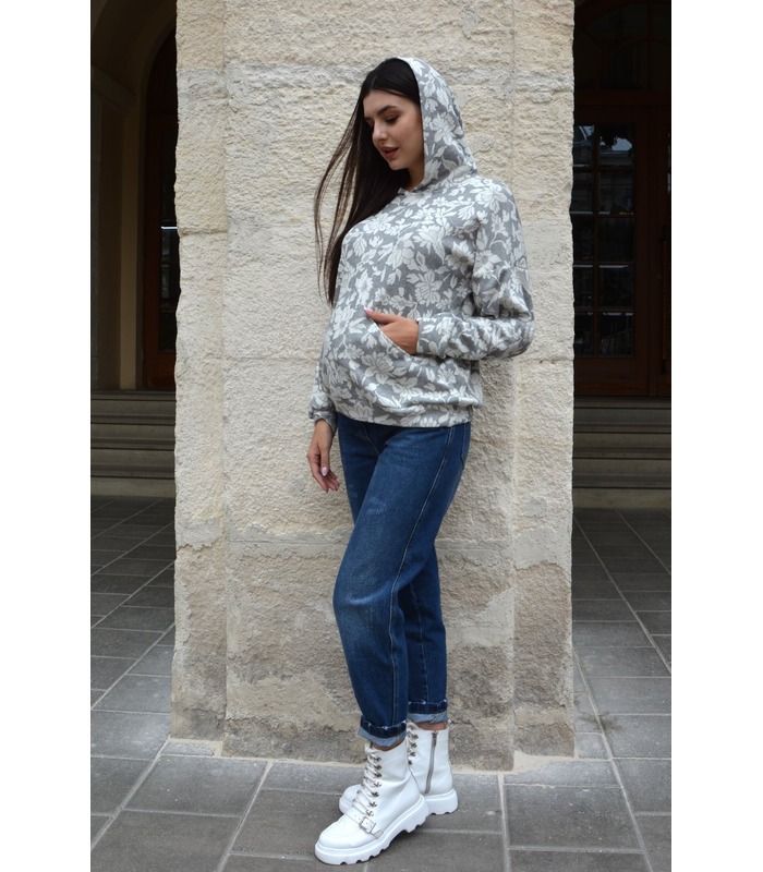 Худі для вагітних мод.2227 1018 від Dianora у категорії Светри та світшоти годуючим на МамаТато