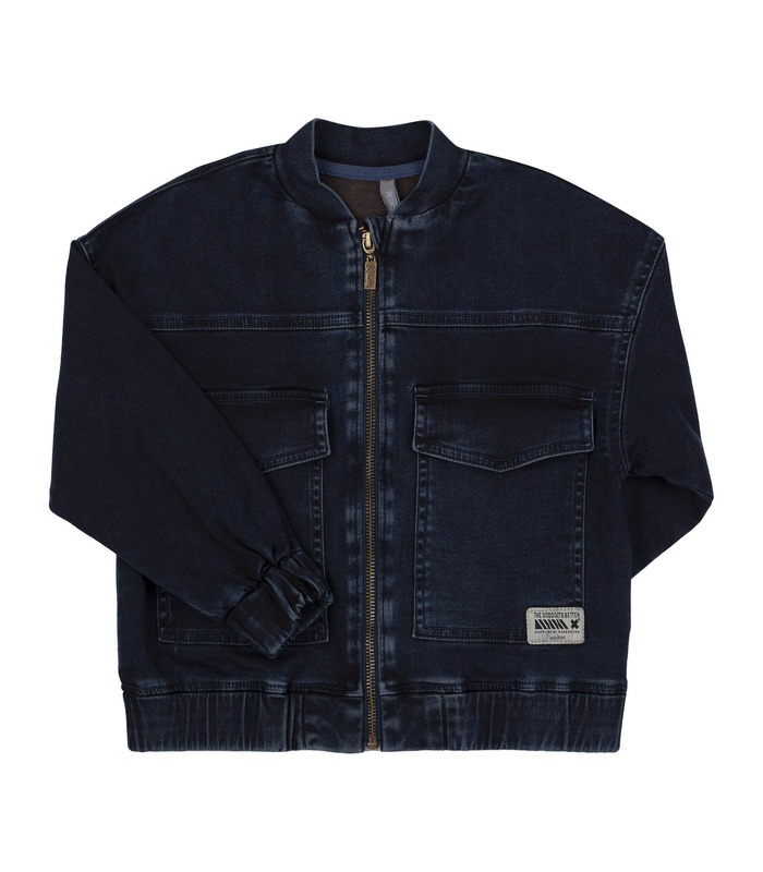 Дитяча джинсова куртка КТ318 (800) - універсальна дитяча весняна куртка з джинсу від МамаТато