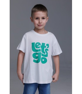 дитяча літня футболка з написом