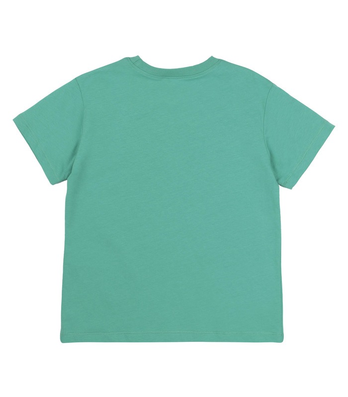 купить зеленую детскую футболку