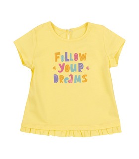 желтая футболка малышам