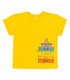 жовта дитяча футболка з принтом