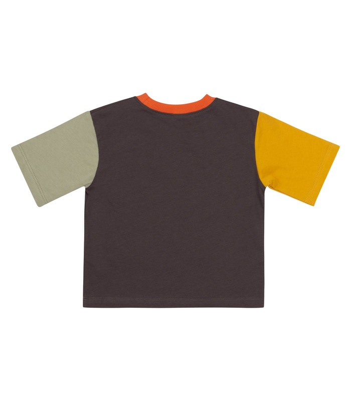 детская футболка с разноцветными рукавами