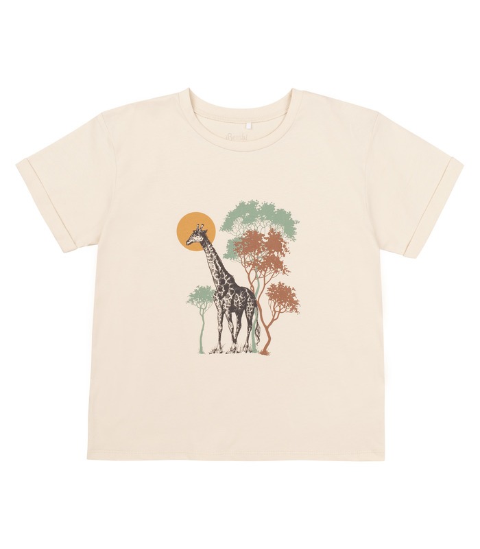 купить детскую футболку с жирафом