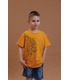 желтая детская футболка с тигром